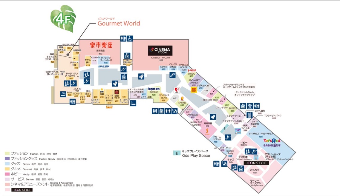AEON MALL 沖繩來客夢 4F
