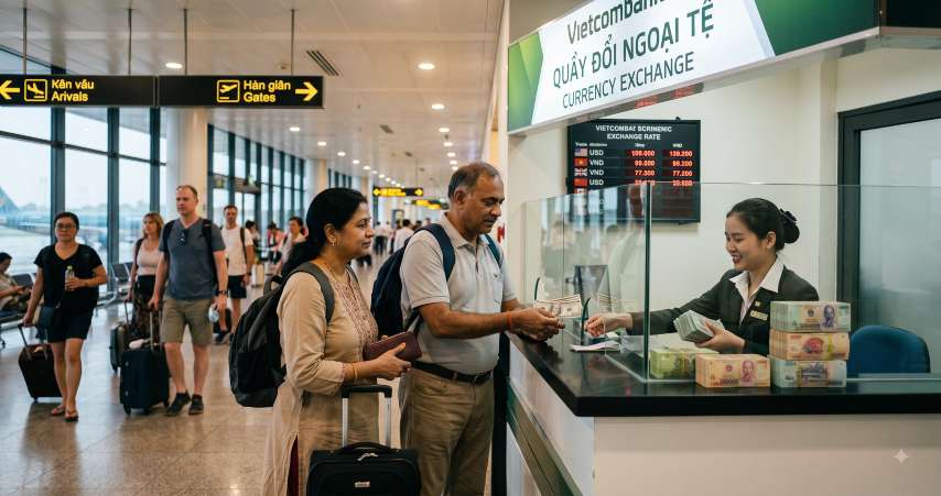 Exchange Rate of VND at the Airport vs Other Parts of the City