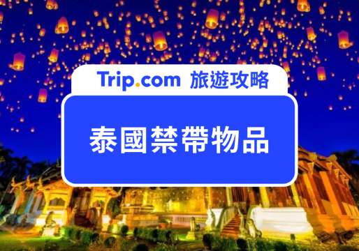 2026 泰國禁帶物品｜別再誤帶了！台灣人最常被沒收的行李物品一次看 | Trip.com
