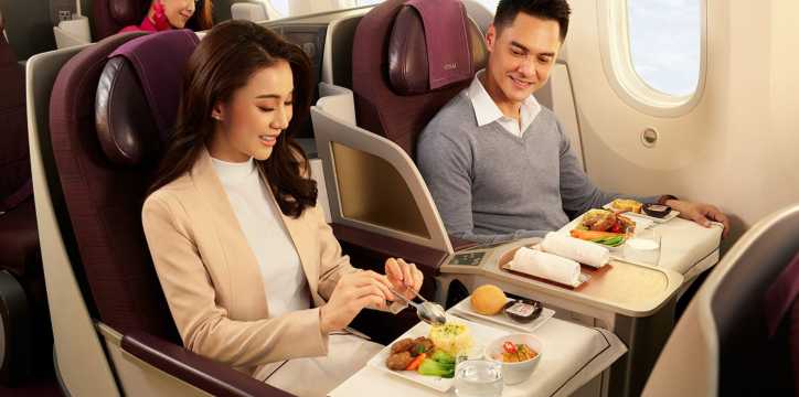 อาหารบนเครื่องบิน การบินไทย