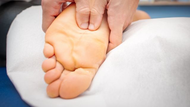 Fußreflexzonenmassage und Fußmassage