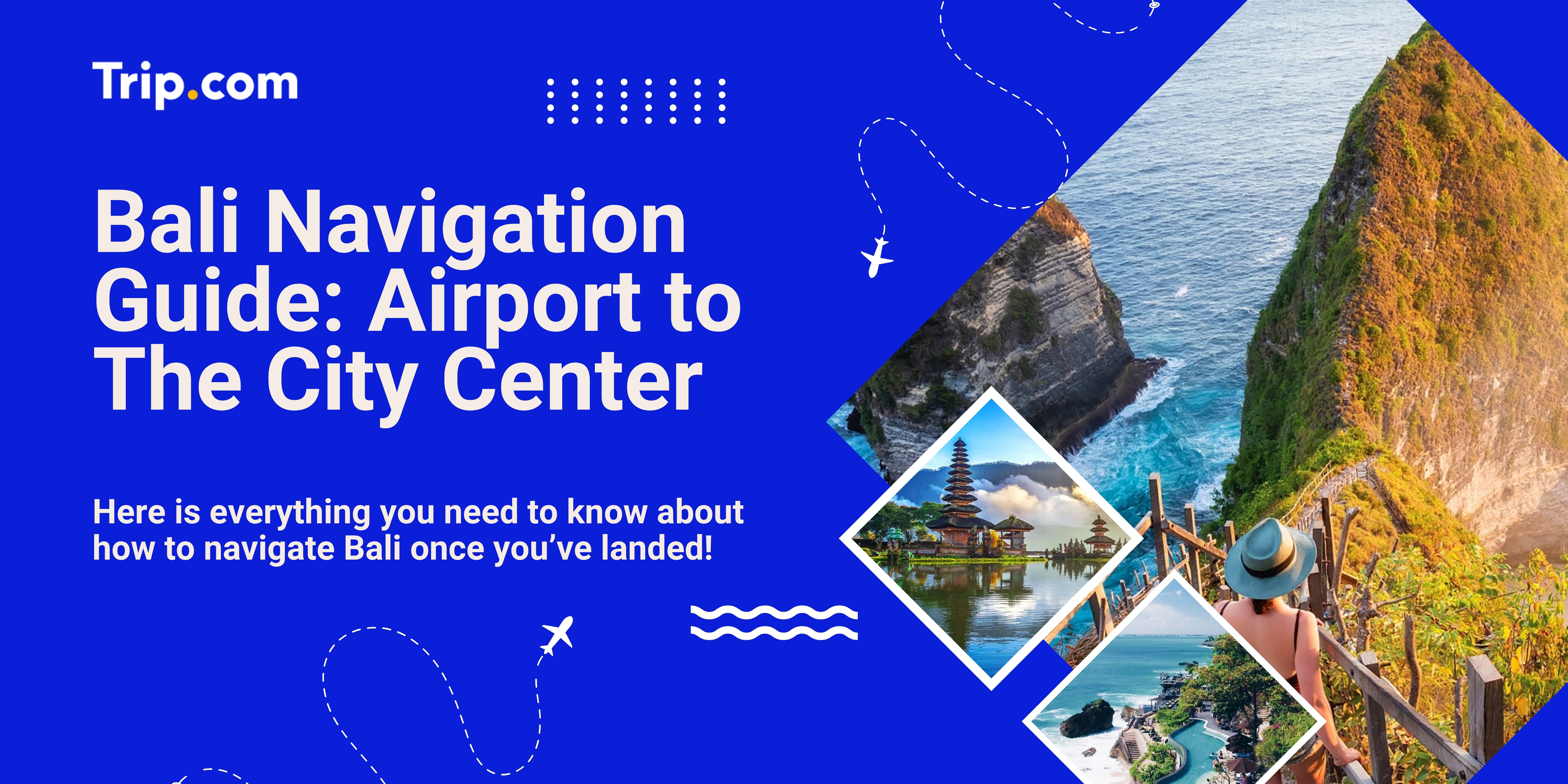 title card; Bali Airport to City Center