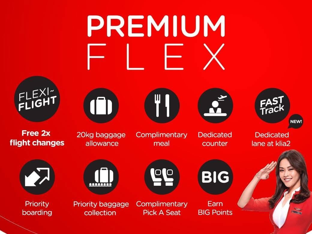 สิทธิประโยชน์ Premium Flex AirAsia