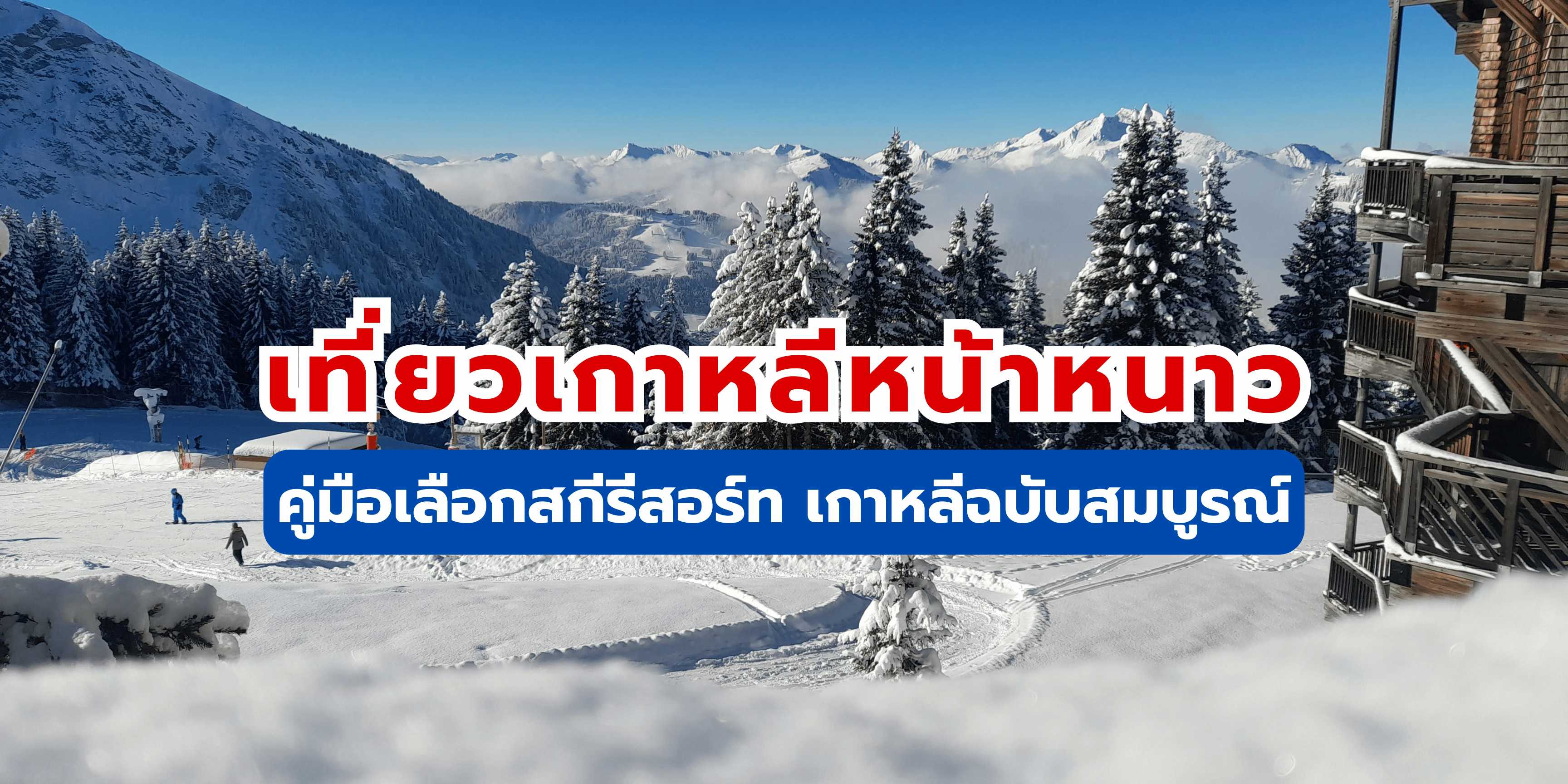 คู่มือเลือกสกีรีสอร์ท เกาหลีฉบับสมบูรณ์