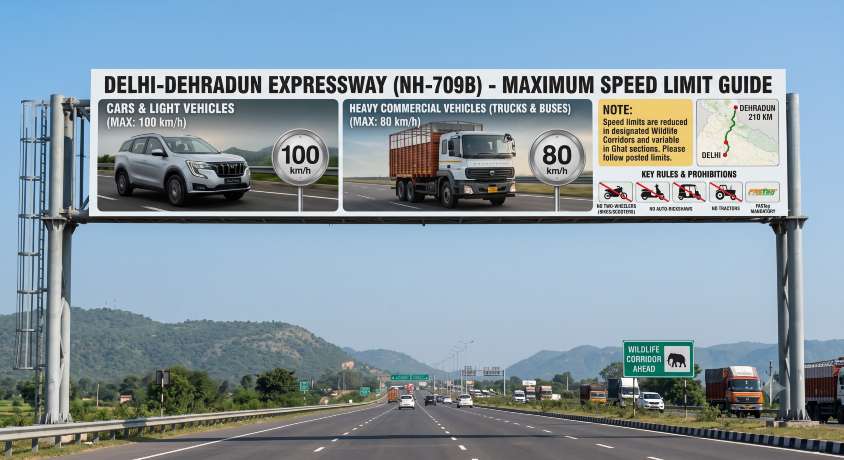 Delhi-Dehradun Expressway Speed Limits