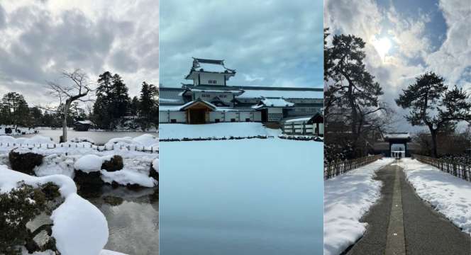 เค็นโรคุเอ็น - ที่เที่ยวญี่ปุ่นหน้าหนาว