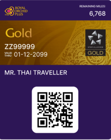 Star Alliance Gold Card