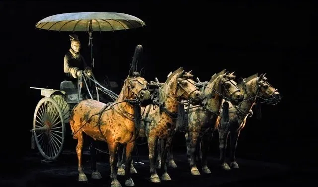 Bronze Chariot and Horses