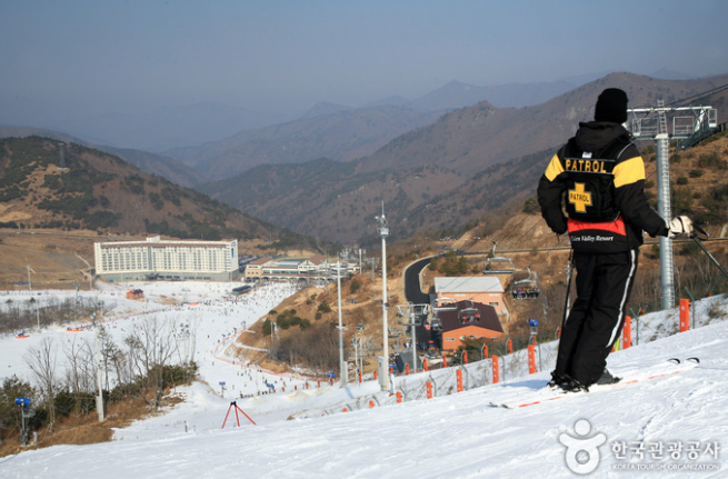 釜山滑雪 滑雪團