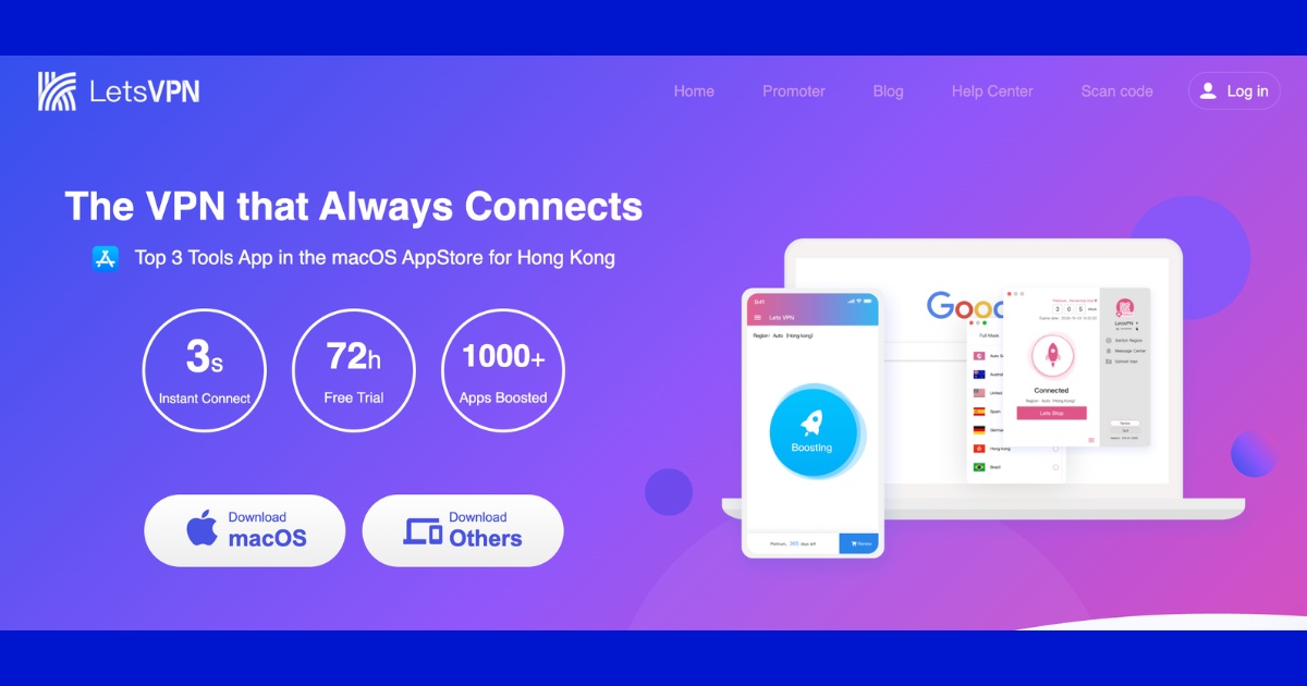 best vpn in china - LetsVPN