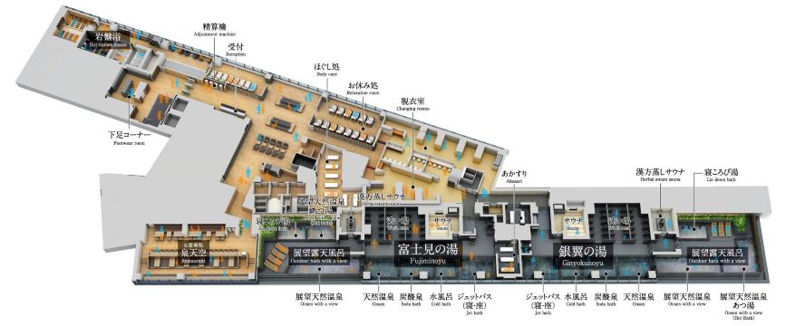 泉天空之湯場地圖