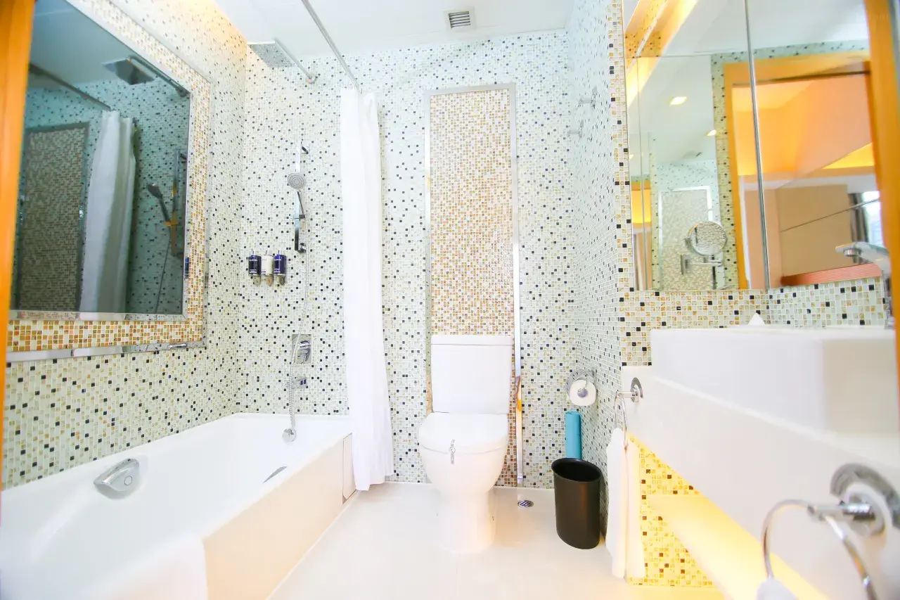 ห้องน้ำของ Dorsett Mangkok Hong Kong