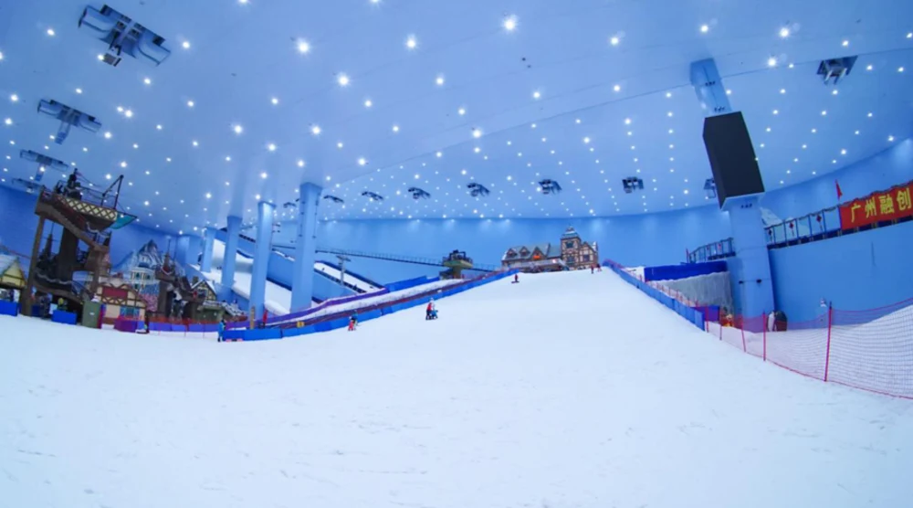 廣州融創滑雪場, 滑雪區