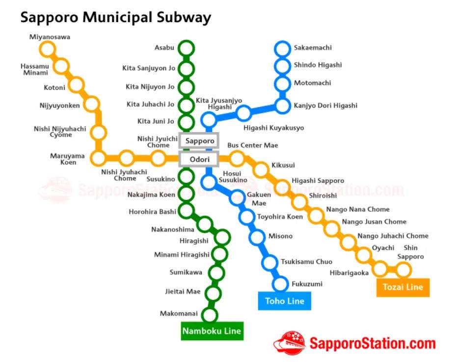 รถไฟใต้ดินซัปโปโร