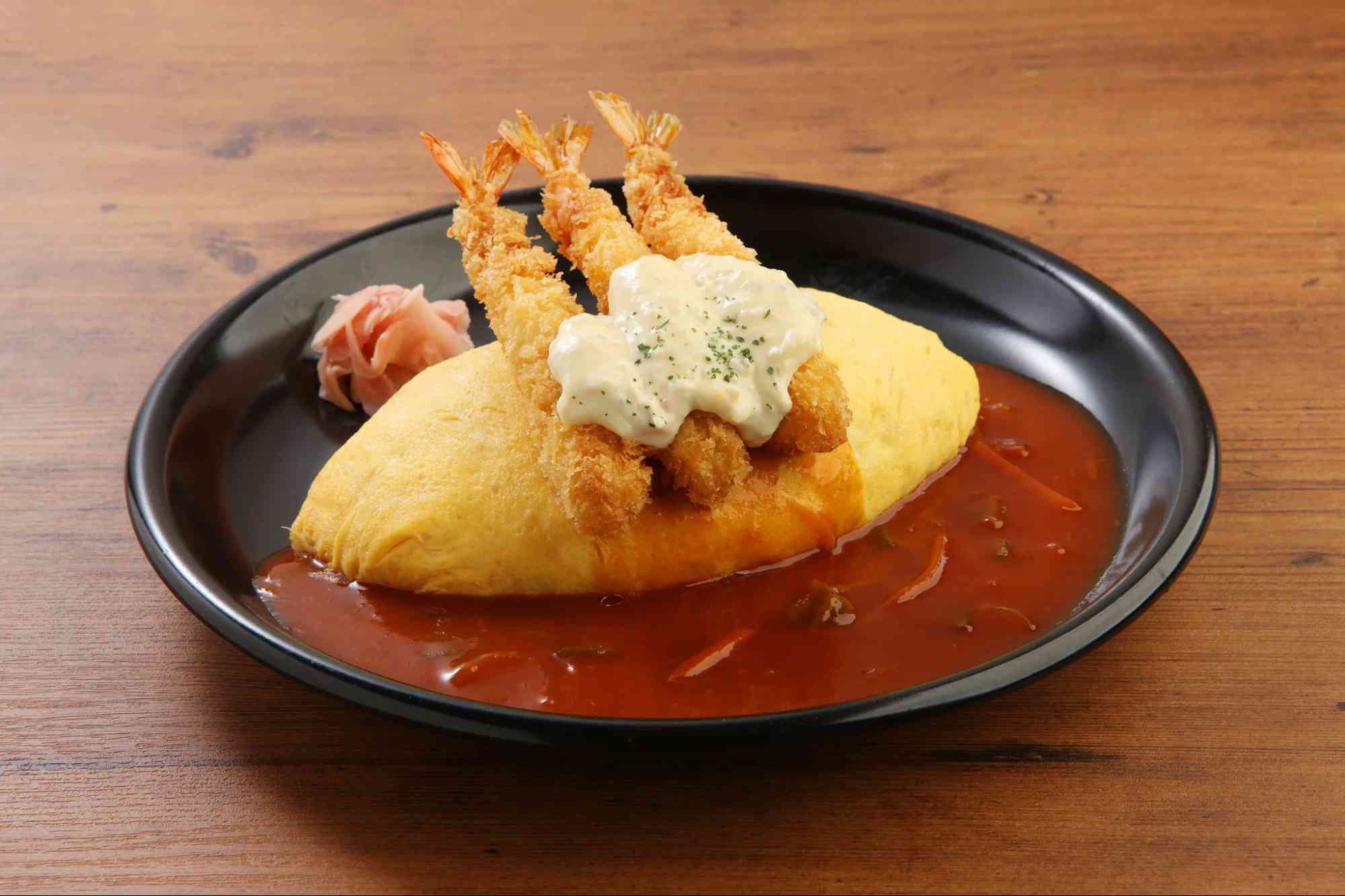 大阪日航飯店附近美食 北極星蛋包飯 心齋橋本店