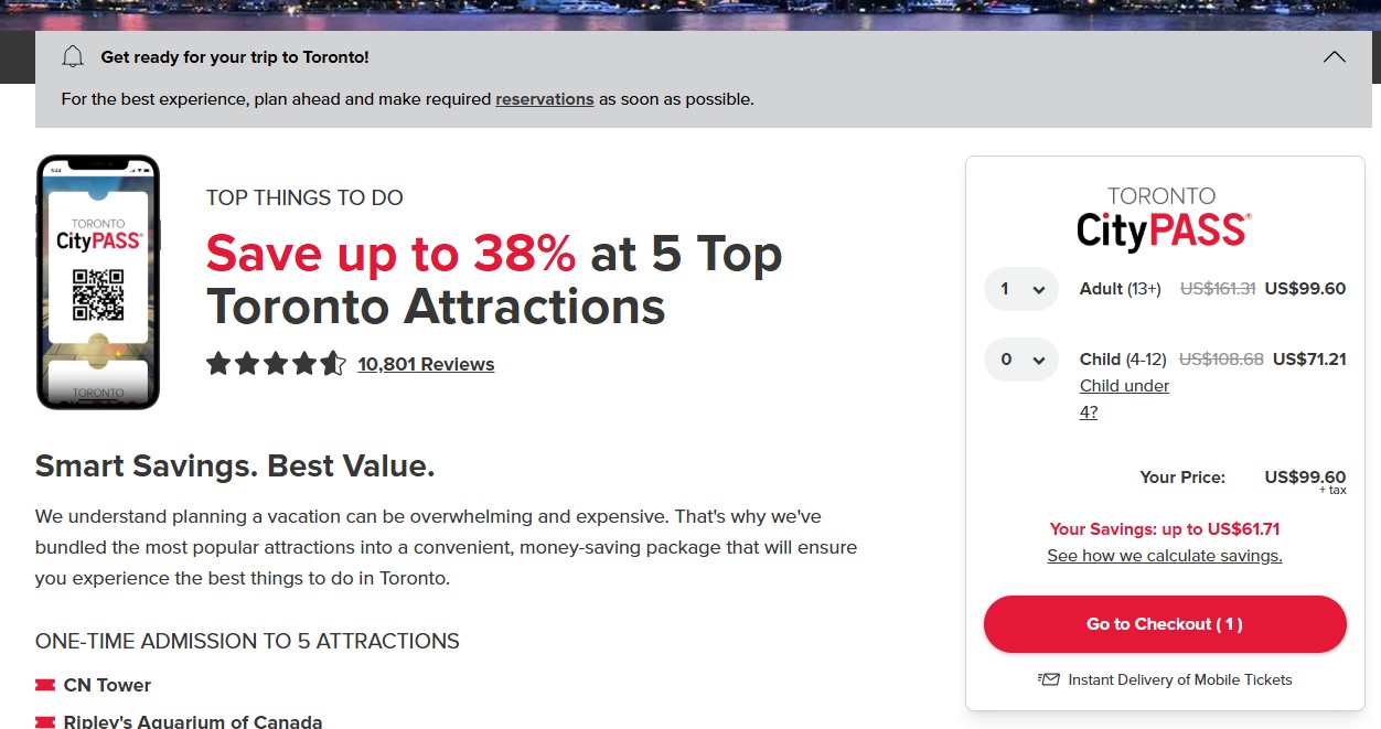 Toronto CityPASS - Guide to Toronto CityPASS