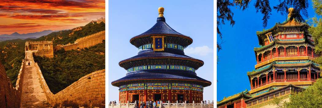 Gran Muralla China, Templo del Cielo y Palacio de Verano en Pekín