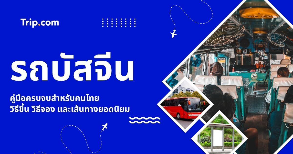 รถบัสจีน 2569 วิธีขึ้น จ่ายเงิน จองตั๋ว และดูเส้นทาง | Trip.com
