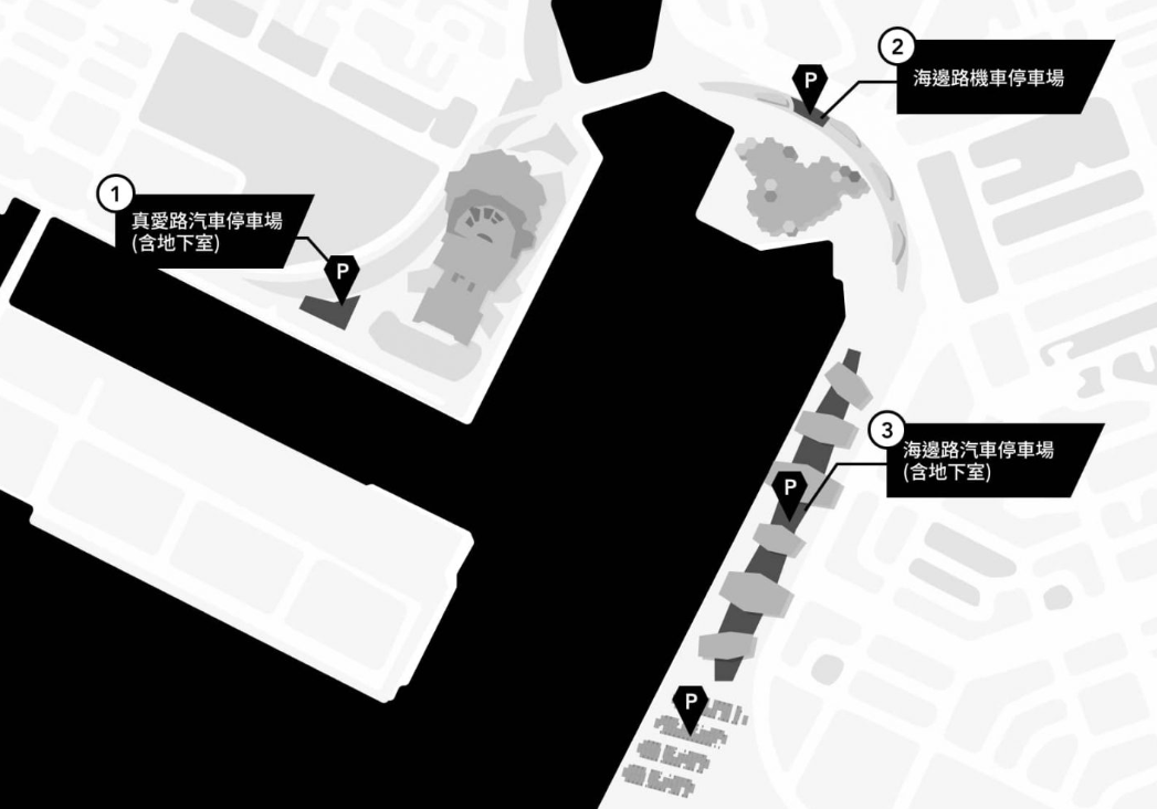 高雄流行音樂中心, 停車場