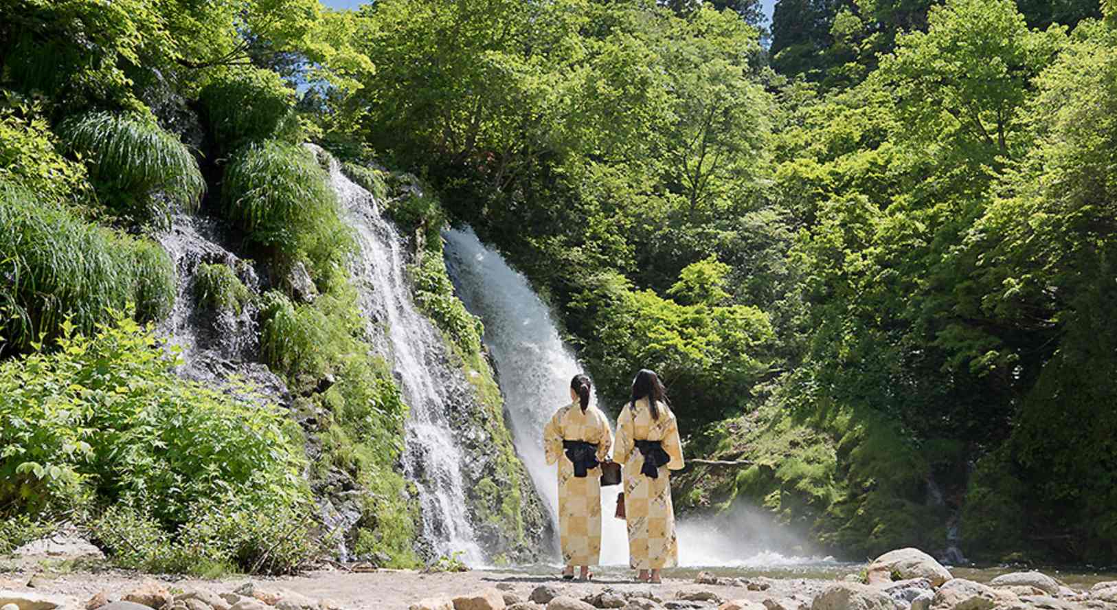 瀑布 夏天