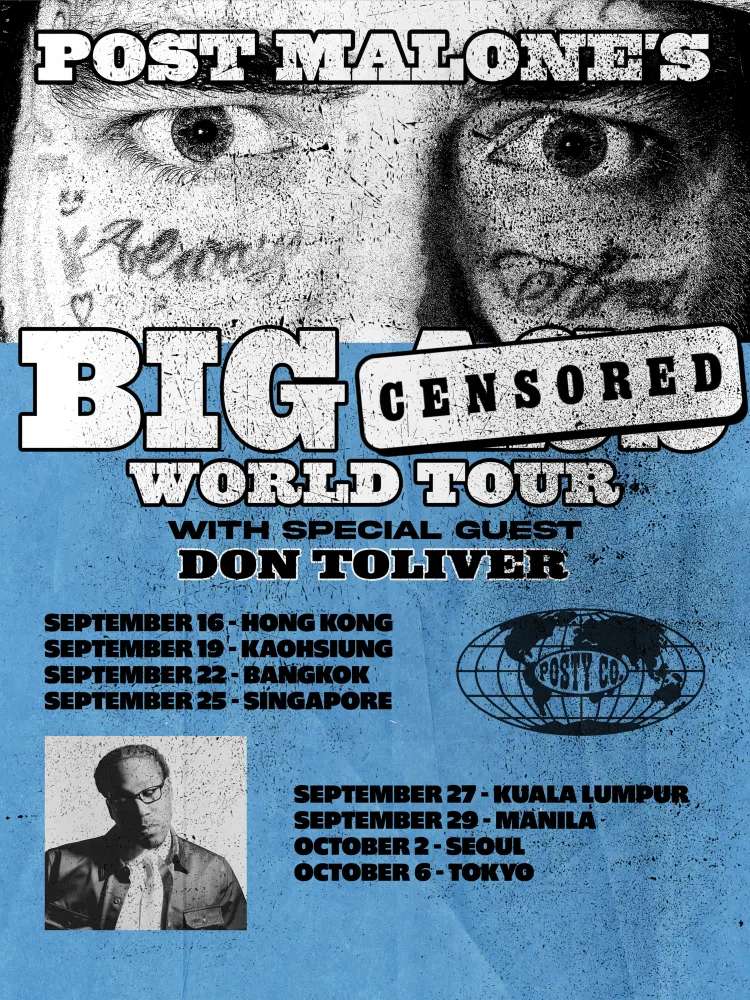 Post Malone Presents The BIG ASS Stadium World Tour in BKK: คู่มือเตรียมตัวฉบับสมบูรณ์ | Trip.com