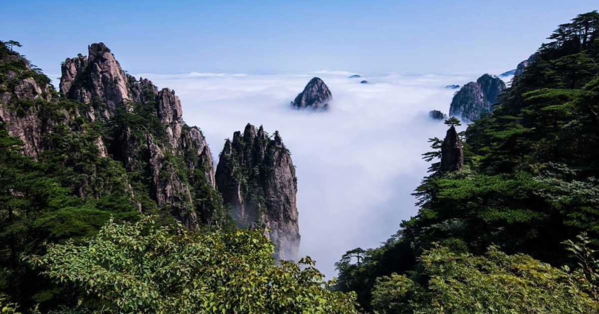 Vette del Monte Huangshan
