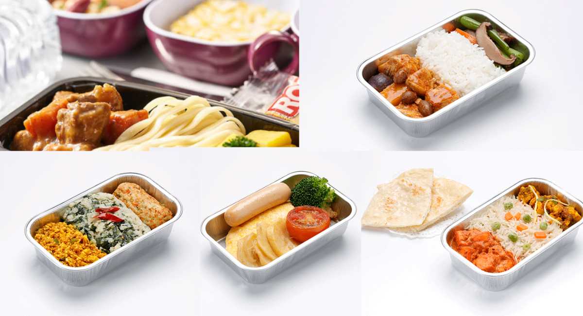 อาหารบนเครื่องบิน การบินไทย