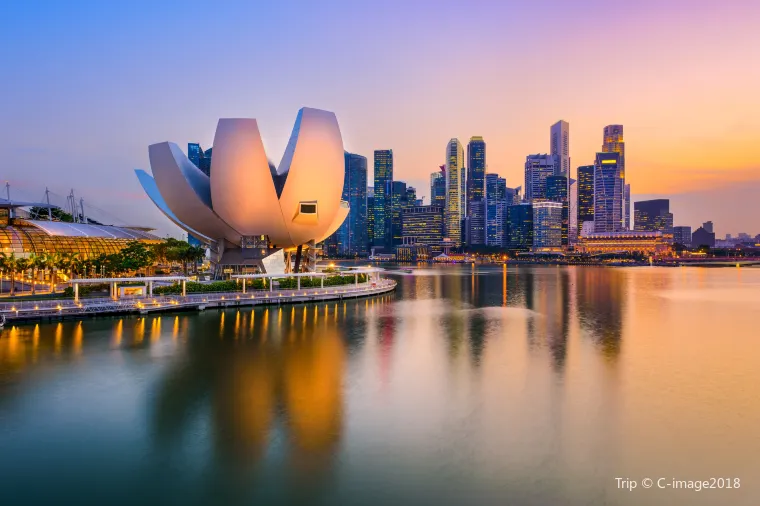 Atardecer en Singapur