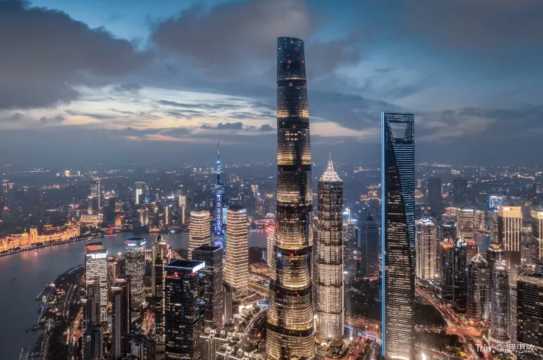 상하이 시내 푸둥