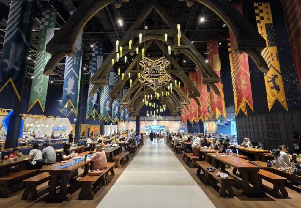 The Great Hall at Harry Potter Studio Tour Tokyo