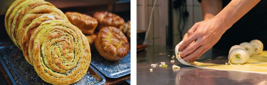 Pain artisanal croustillant au sésame et aux épices, une spécialité des boulangeries traditionnelles de Chengdu