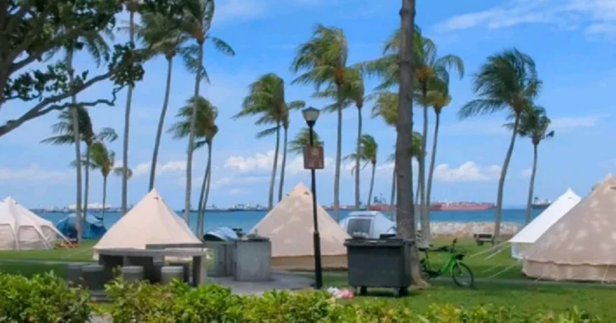 Glamping at East Coast Park
