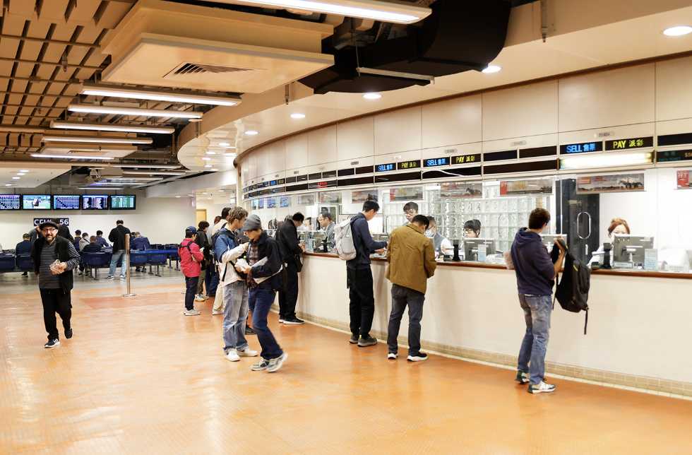 沙田馬場 投注櫃台