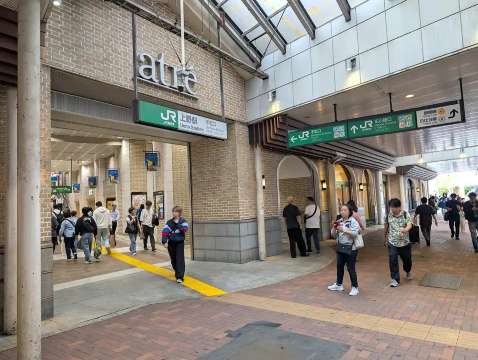 Shinobazu Exit สถานีอุเอโนะ