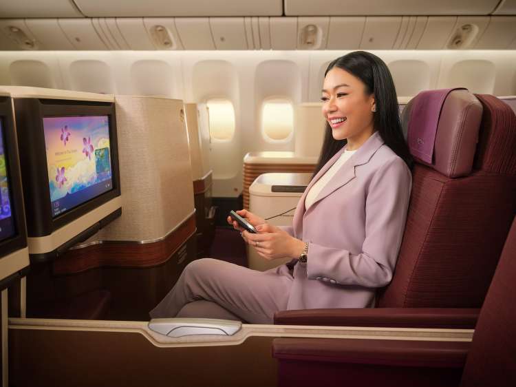 ความสะดวกสบายบน Business Class