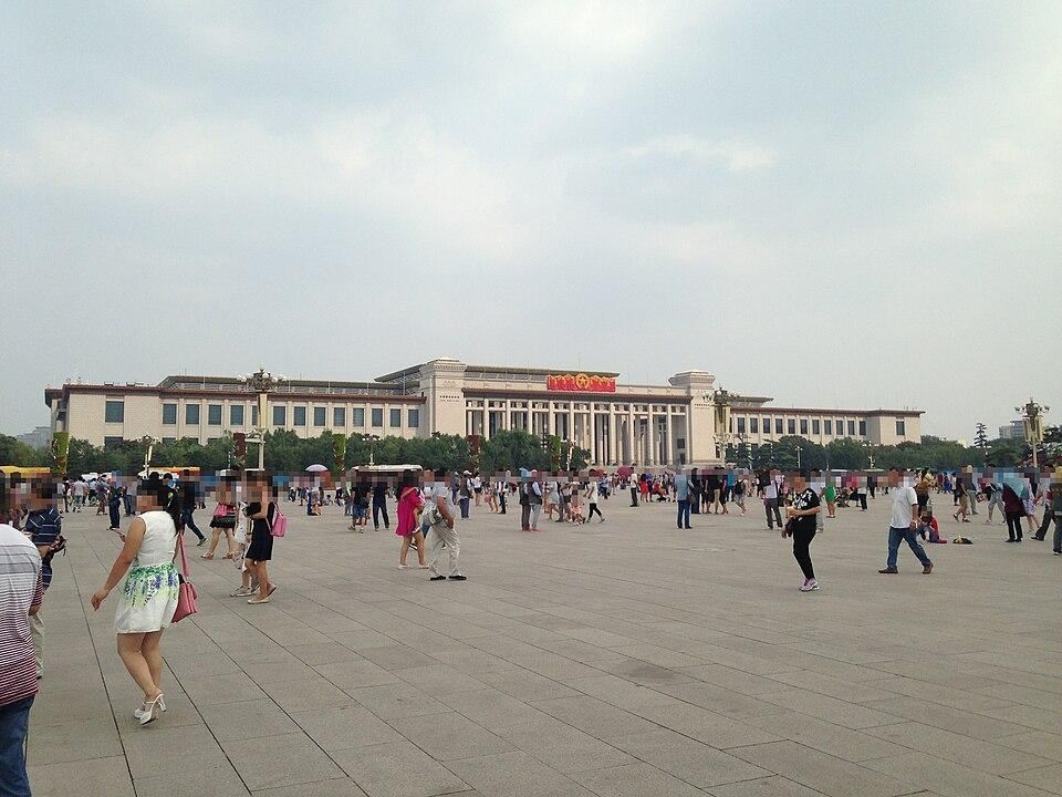 Vista do Museu Nacional da China a partir da Praça Tiananmen