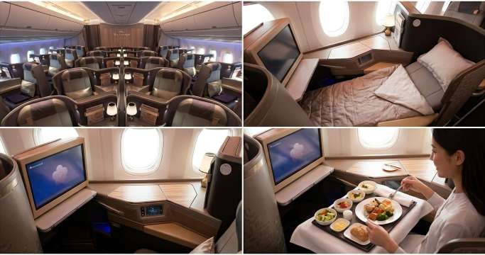 Airbus A350-900: Premium Business Class (1-2-1 Layout)