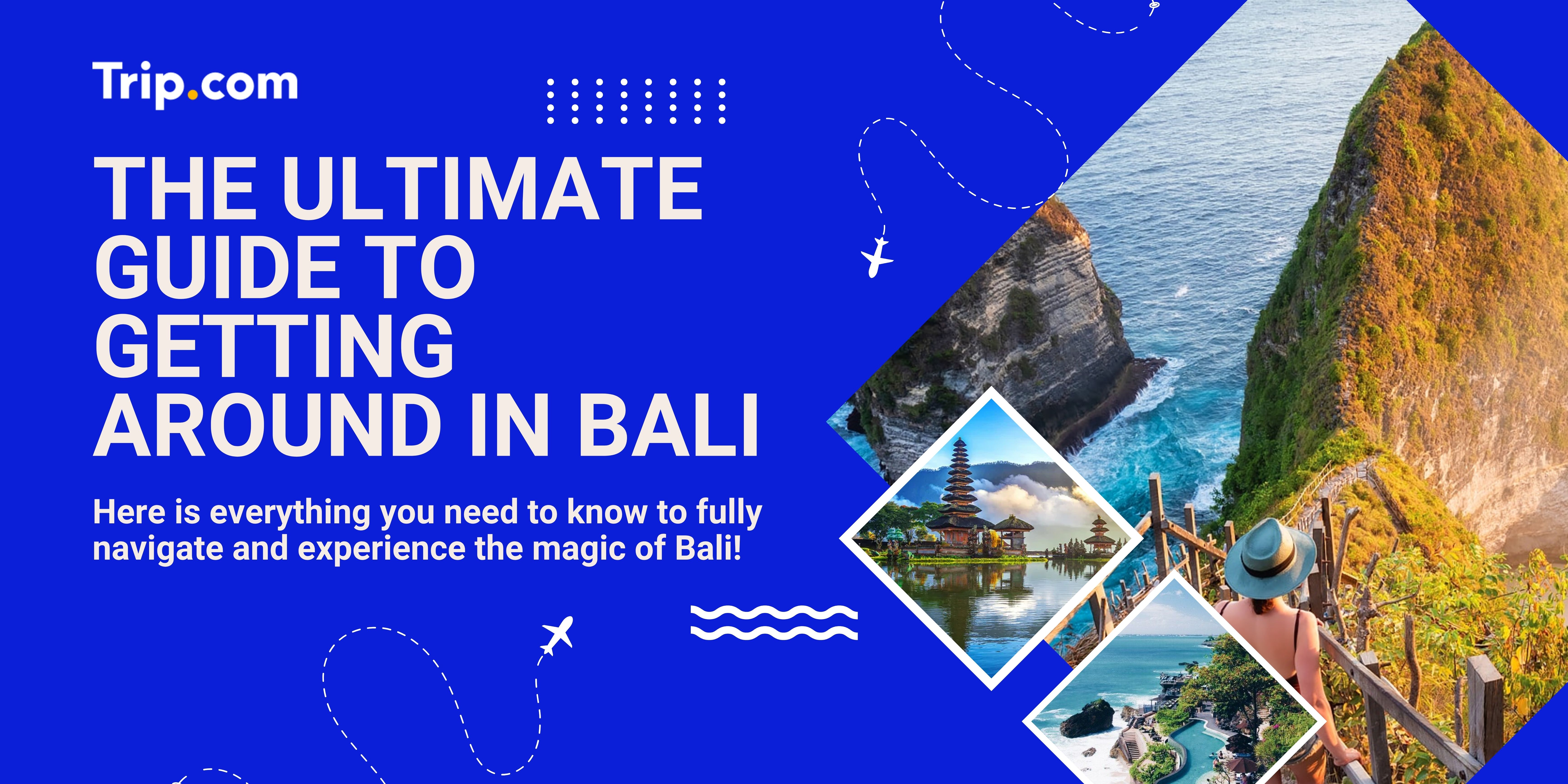 title card; getting around in Bali