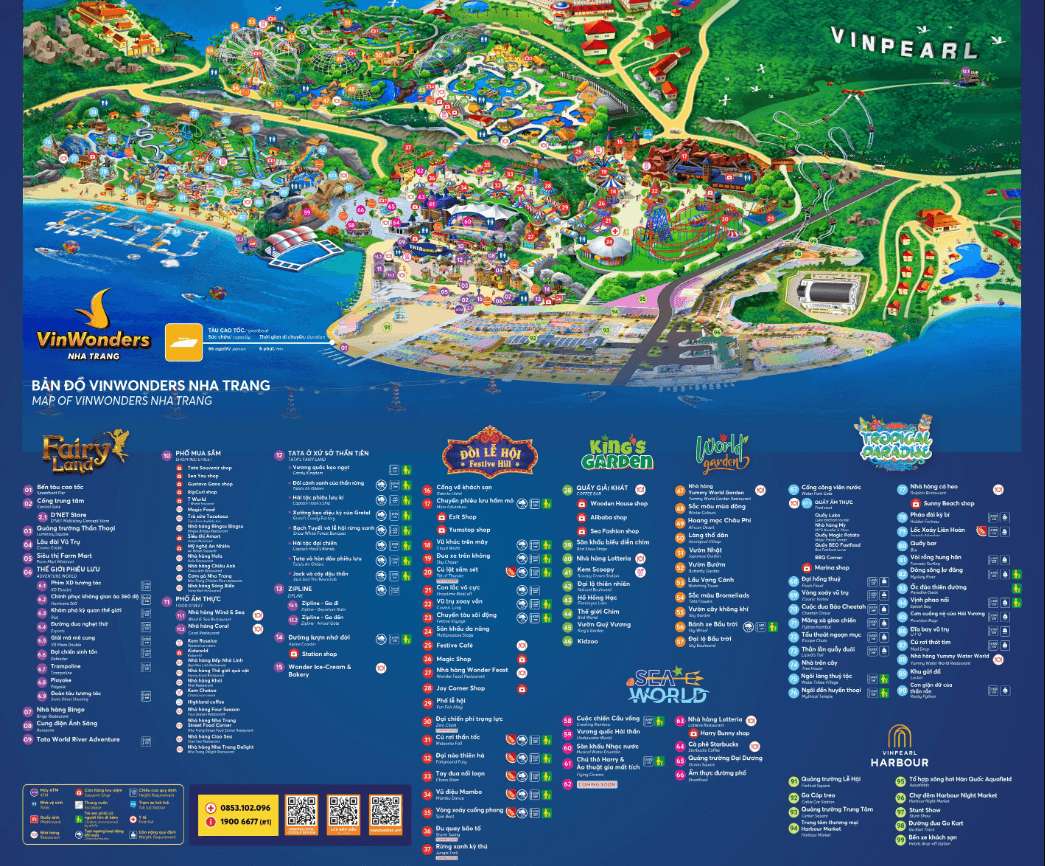Gợi ý lịch trình vui chơi trong ngày tại Vinpearl Nha Trang