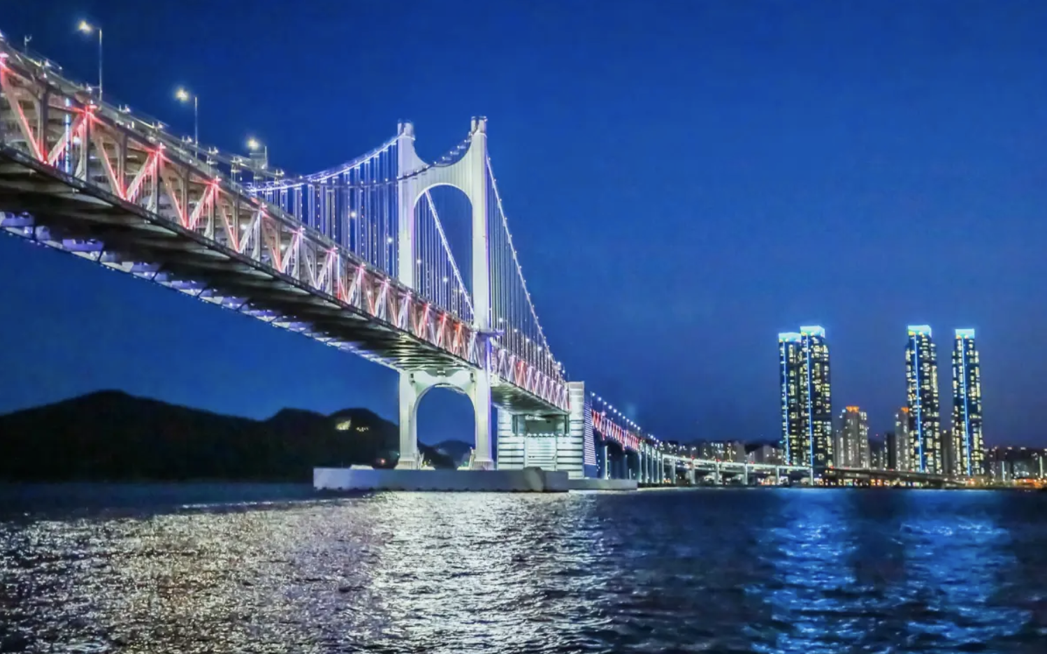 釜山景點地圖：廣安大橋