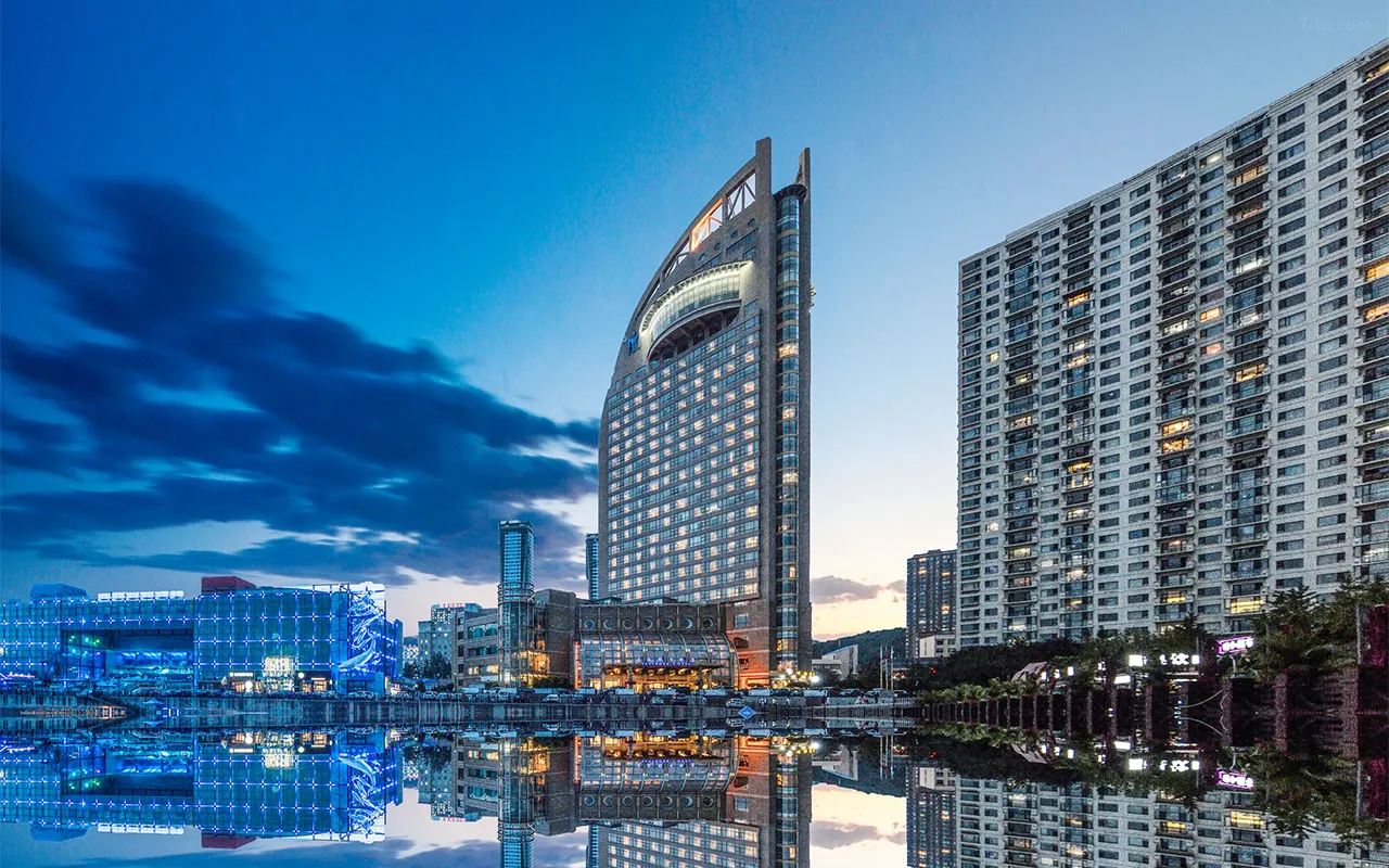ตัวโรงแรม Bayshore Hotel Dalian