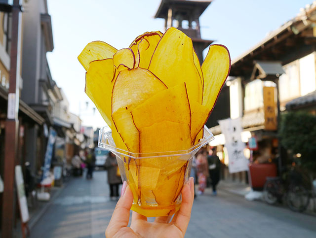 川越美食推介 #2 小江戶紅薯庵 (蕃薯薯片)