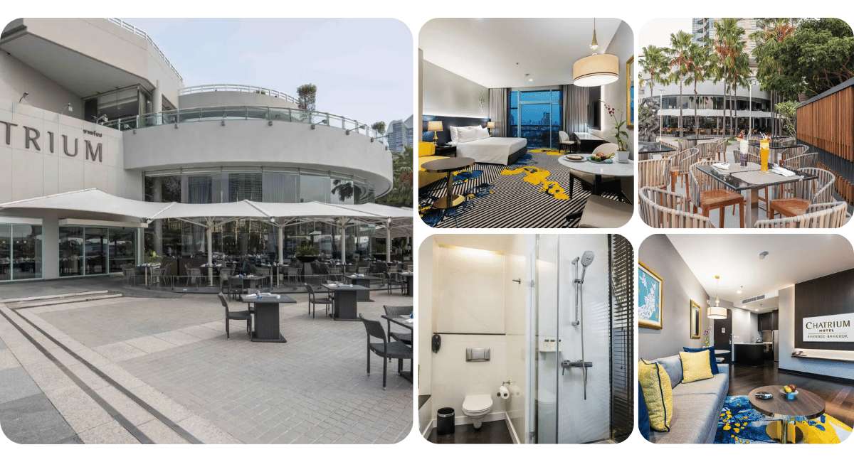 6. โรงแรมชาเทรียม ริเวอร์ไซด์ กรุงเทพฯ