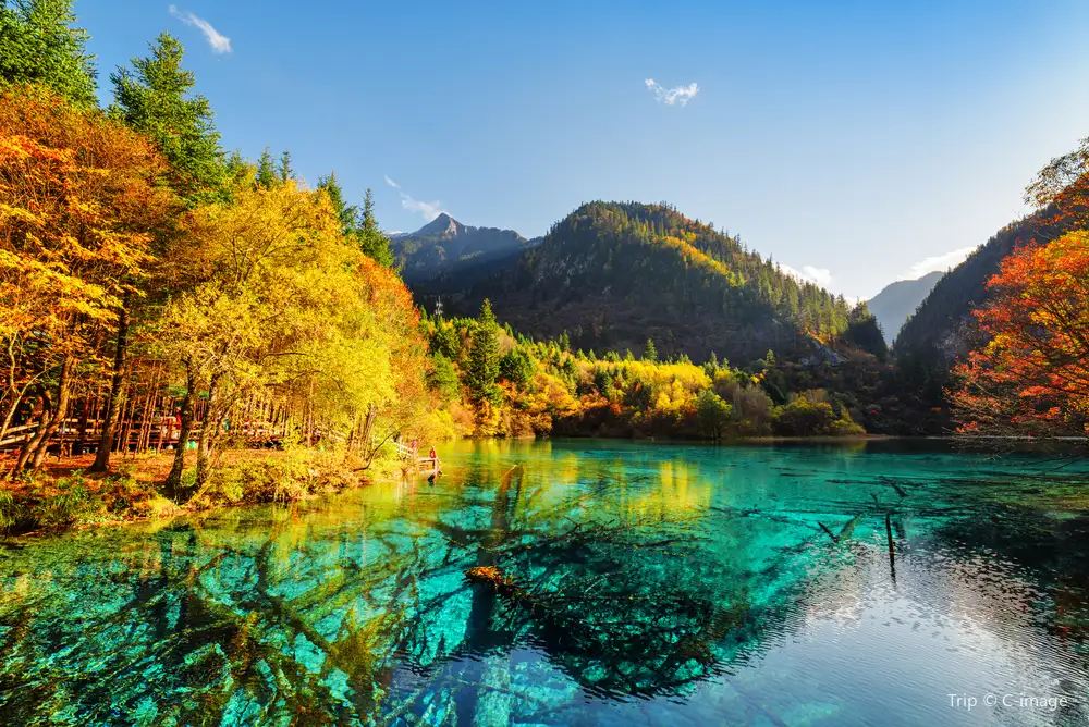 ทะเลสาบห้าสี (Five Flower Lake)