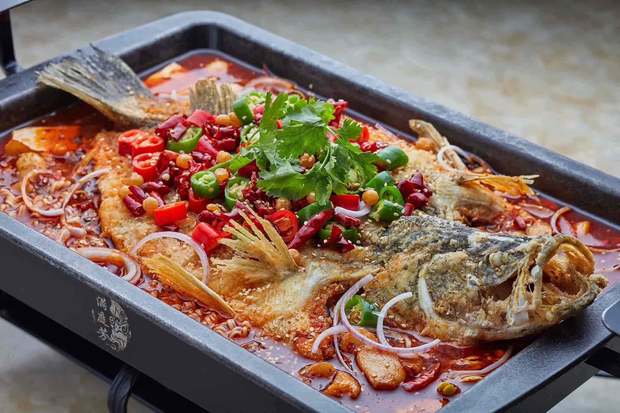 상하이 하이디라오, 상하이 카오위 맛집
