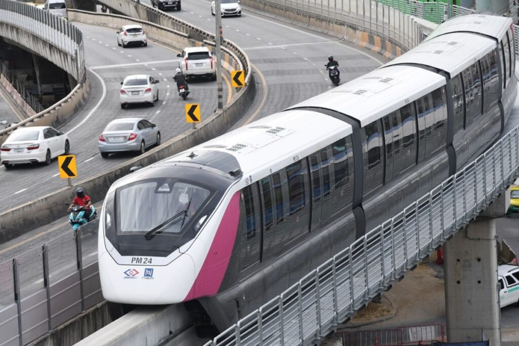 รถไฟฟ้าสายสีชมพู