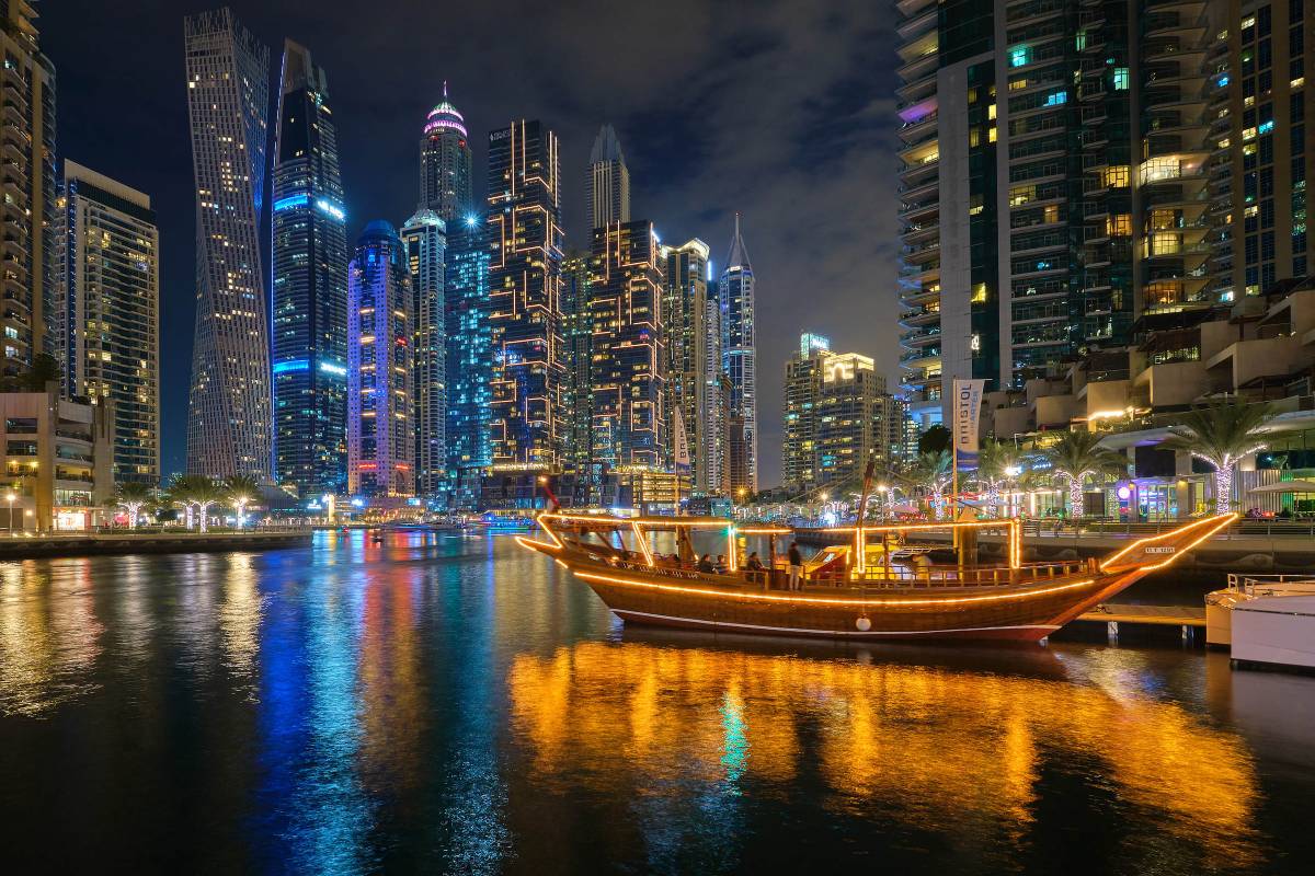 두바이 야경 크루즈