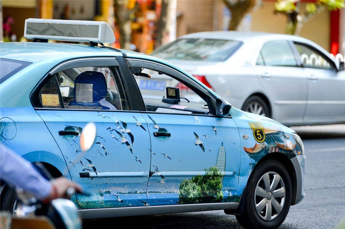 쿤밍 공항 대중교통, 택시