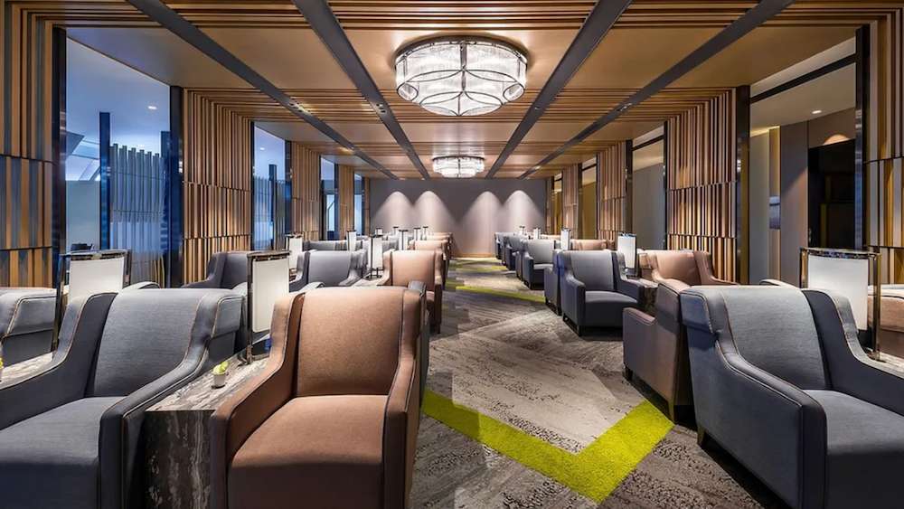 Plaza Premium Lounge am Flughafen Taipei