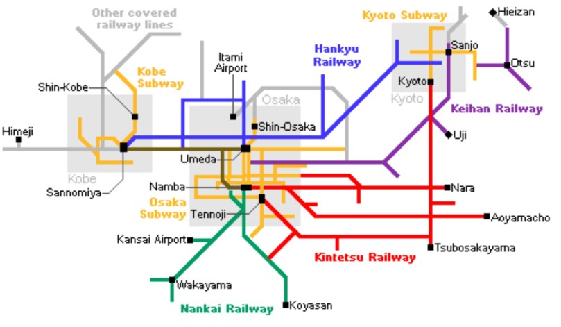 교토 교통, 간사이 패스
